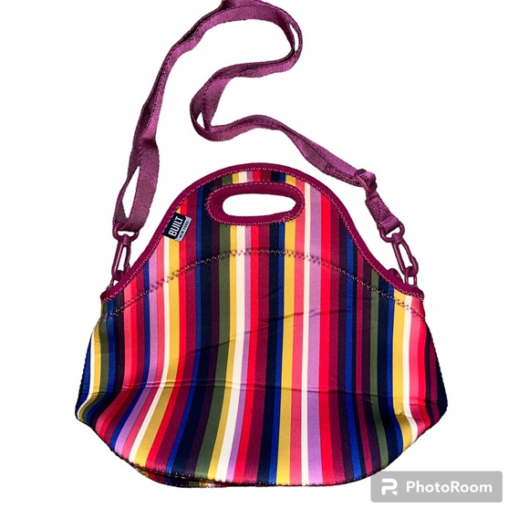 Built NY Handbags - Built NY gourmet to go lunch striped tote bag